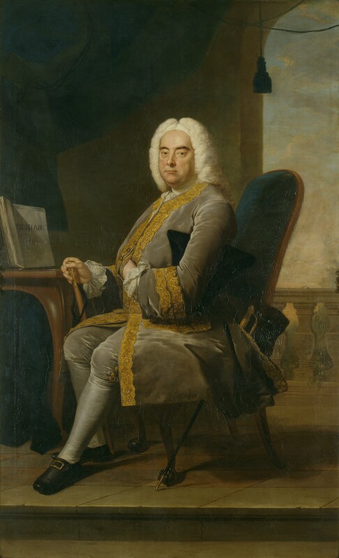 Painting of George Frideric Handel, by Thomas Hudson