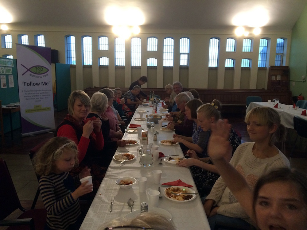 Photo of the JSP Lite supper and celebration at St. John's Thorpe Edge